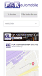 Mobile Screenshot of fa-automobile.de