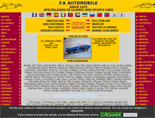 Tablet Screenshot of fa-automobile.com